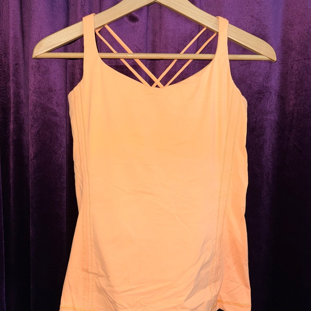 EUC Lululemon cross cross tank